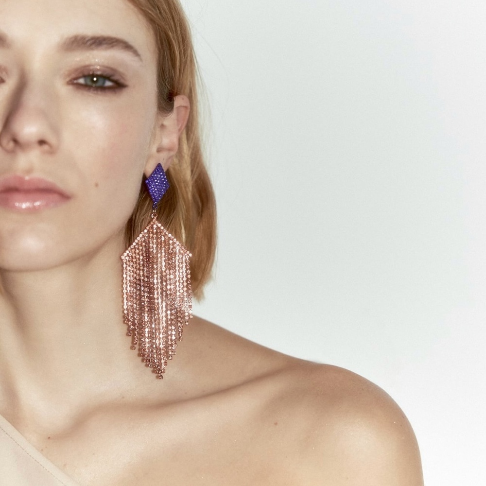 ZARA LIMITED EDITION SPARKLY EARRINGS
